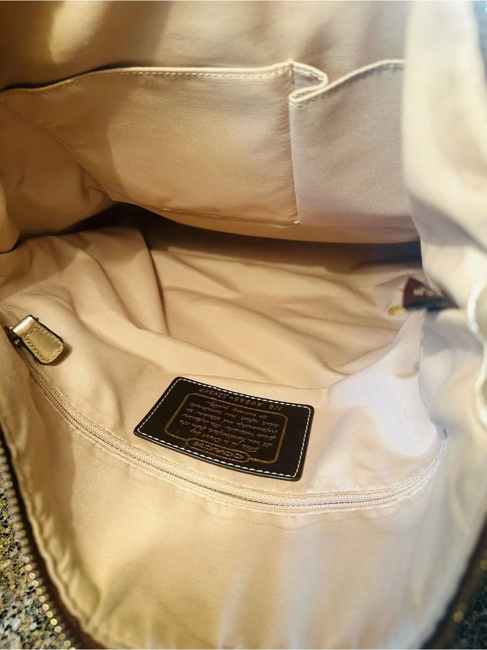 Coach authentic signature